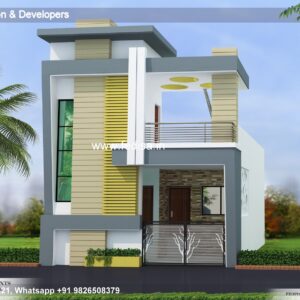 House front design new house design duplex house design Model No - 0651
