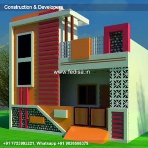 House front design new house design duplex house design Model No - 0651