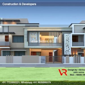 House front design  new house design duplex house design Model No - 0653