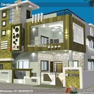 House front design  new house design duplex house design Model No - 0655
