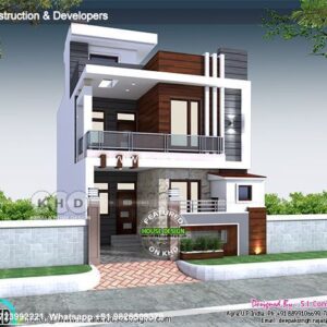 House front design new house design duplex house design Model No - 0658