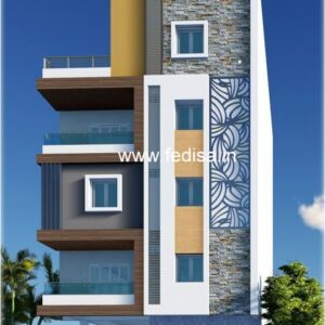 House front design new house design duplex house design Model No - 0659