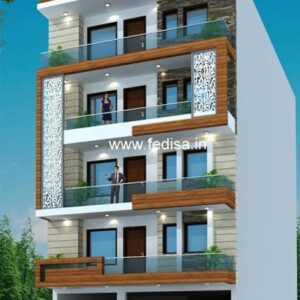 House front design  new house design duplex house design Model No - 0667