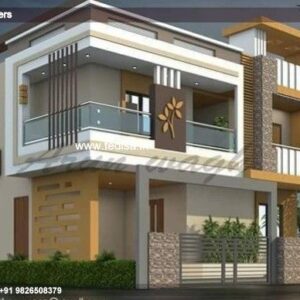 House front design  new house design duplex house design Model No - 0667