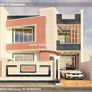 House front design  new house design duplex house design Model No - 0672
