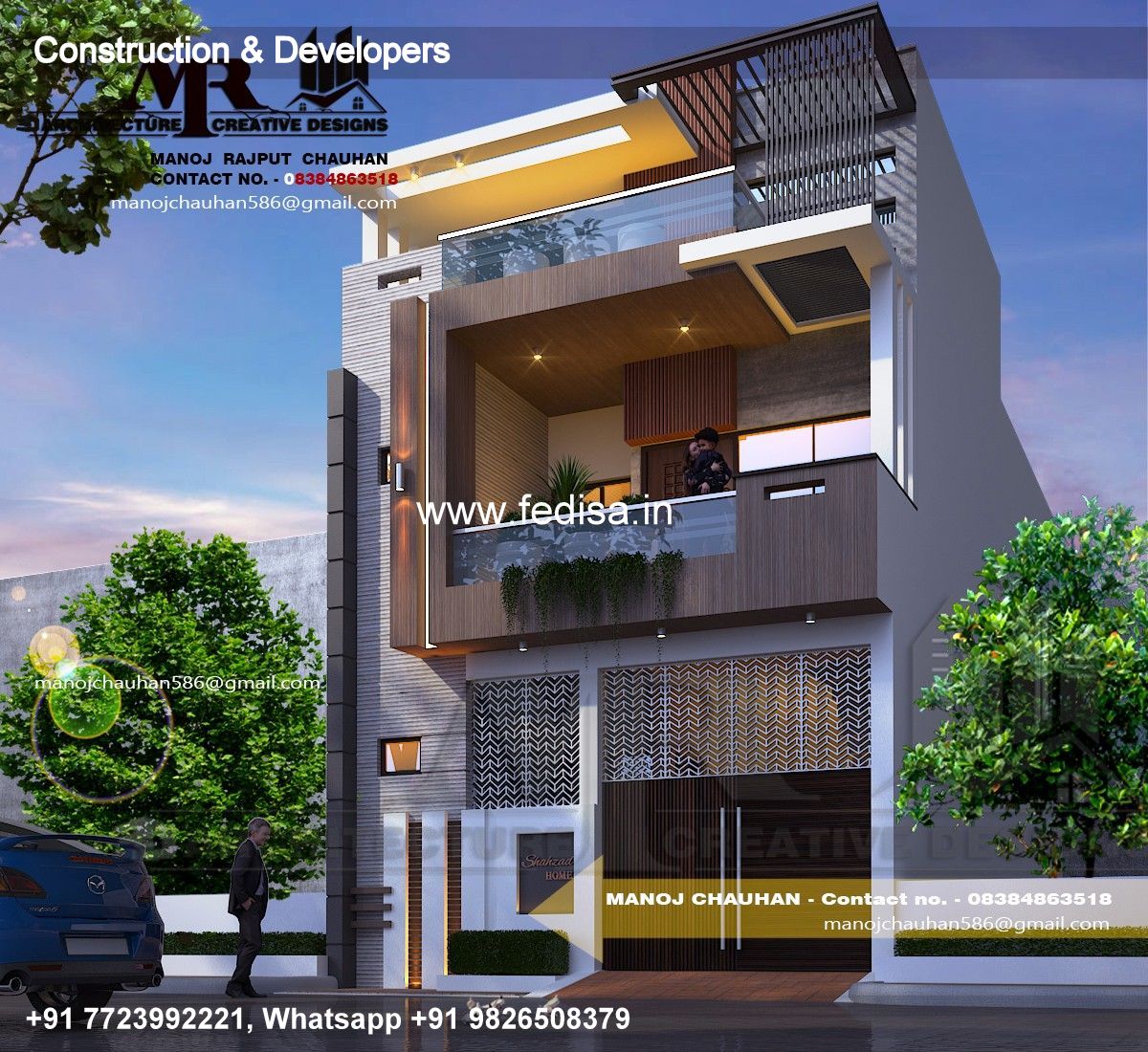 Luxury house house design modern house design -Model No - 0675