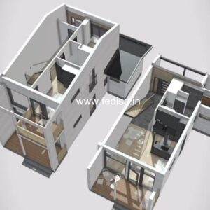 House front design  new house design duplex house design Model No - 0674