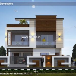 House front design  new house design duplex house design Model No - 0675