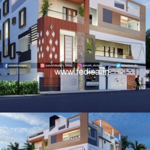 Luxury house house design modern house design -Model No - 0677