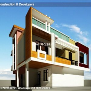 House front design  new house design duplex house design Model No - 0676
