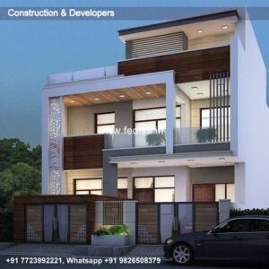 House front design  new house design duplex house design Model No - 0678