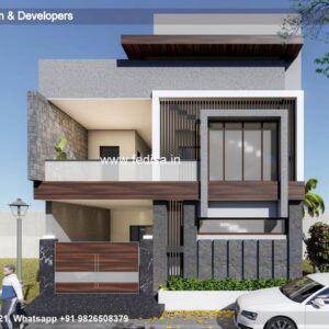 House front design  new house design duplex house design Model No - 0680