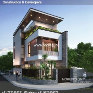House front design  new house design duplex house design Model No - 0679