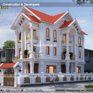 House front design  new house design duplex house design Model No - 0684