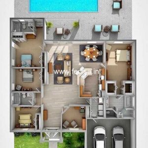 Bungalow house design most expensive house contemporary house Model No - 0688