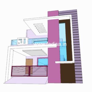 House front design new house design duplex house design Model No - 0689