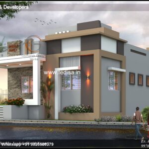 House front design  new house design duplex house design Model No - 0692
