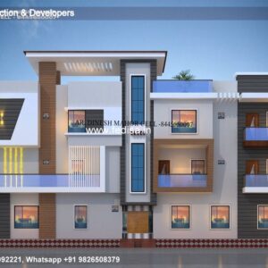 House front design new house design duplex house design Model No - 0693
