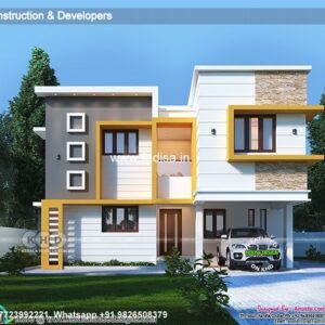 House front design new house design duplex house design Model No - 0694