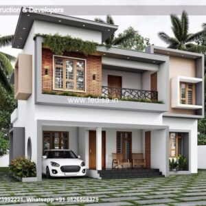 House front design  new house design duplex house design Model No - 0698
