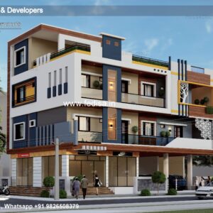 House front design new house design duplex house design Model No - 0700