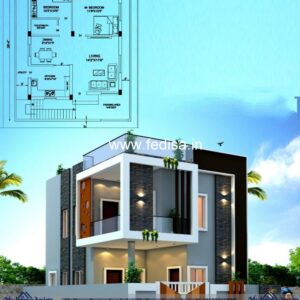 House front design  new house design duplex house design Model No - 0702