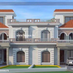 House front design  new house design duplex house design Model No - 0705