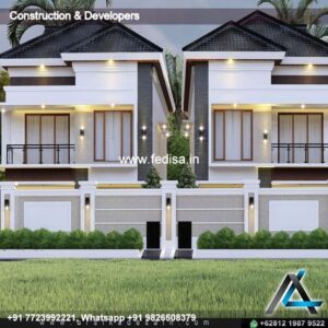House front design  new house design duplex house design Model No - 0706