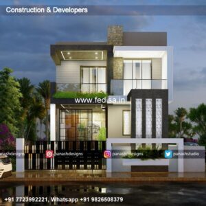 House front design  new house design duplex house design Model No - 0712