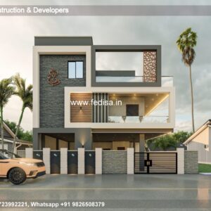 House front design  new house design duplex house design Model No - 0714