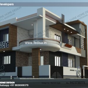 House front design  new house design duplex house design Model No - 0715