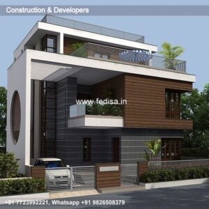 House front design  new house design duplex house design Model No - 0716