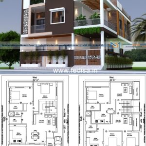 House front design new house design duplex house design Model No - 0719