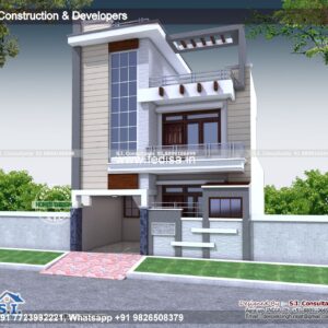House front design new house design duplex house design Model No - 0722