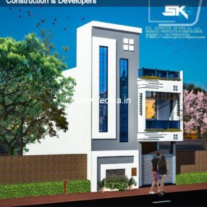 House front design new house design duplex house design Model No - 0723