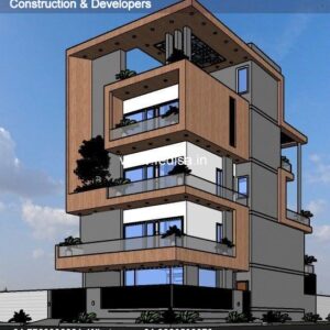 House front design  new house design duplex house design Model No - 0727