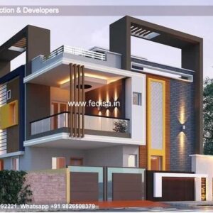 House front design  new house design duplex house design Model No - 0728