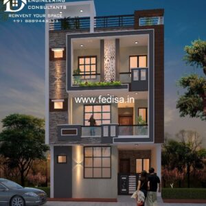 House front design  new house design duplex house design Model No - 0729