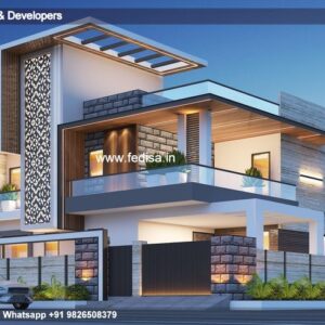 House front design  new house design duplex house design Model No - 0733