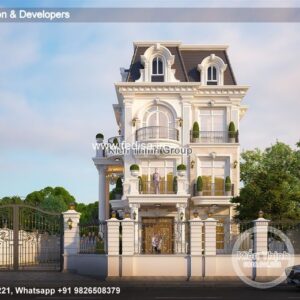 House front design  new house design duplex house design Model No - 0734