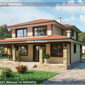 House front design  new house design duplex house design Model No - 0735