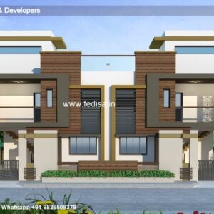 House front design  new house design duplex house design Model No - 0739