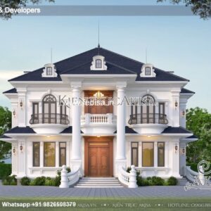 House front design  new house design duplex house design Model No - 0738