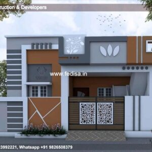 House front design  new house design duplex house design Model No - 0741