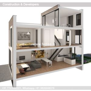 House front design  new house design duplex house design Model No - 0742