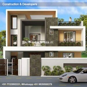 House front design  new house design duplex house design Model No - 0744
