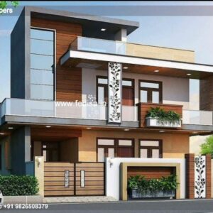 House front design new house design duplex house design Model No - 0748