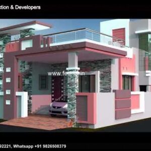 House front design  new house design duplex house design Model No - 0750