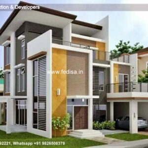 House front design  new house design duplex house design Model No - 0758
