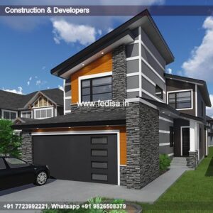 House front design  new house design duplex house design Model No - 0759